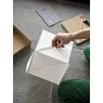 HAY Paper Cube pöytävalaisin, valkoinen