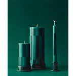 HAY Column candleholder, large, dark green, decoration image