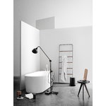 Audo Copenhagen Towel ladder, black - dark ash, decoration image