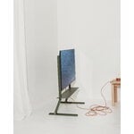 Pedestal Bendy Tall TV stand, mossy green
