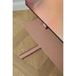 Pedestal Bendy Tall TV stand, dusty rose