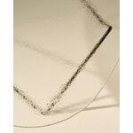GUBI Pedrera coffee table, black - transparent structured glass, decoration image