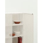HAY Perforated floor cabinet, large, eggshell, decoration image