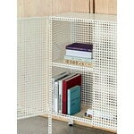 HAY Perforated floor cabinet, medium, eggshell, view 6