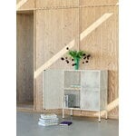HAY Perforated floor cabinet, medium, eggshell, view 4