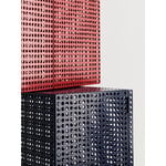 HAY Perforated, väggskåp, litet, stålblå, dekorationsbild
