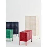 HAY Perforated floor cabinet, small, wine red, decoration image