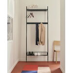 HAY Pier System 1041 wardrobe, 1 column, PS black, decoration image