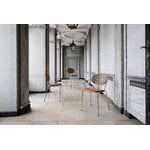 Sibast Piet Hein chair, chrome - black aniline leather