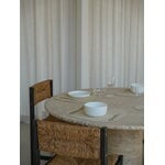 LIND DNA Curve table mat, 37 x 44 cm, vanilla Corduroy leather, decoration image