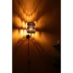 Pilke Lights Pilke Signature 18 varrellinen seinävalaisin, ruskea, sisustuskuva