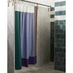 HAY Pivot duschdraperi, 180 x 200 cm, blå