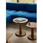 Fredericia Delphi Elements sofa, conf. E, brushed aluminium - blue Keiga 762, decoration image