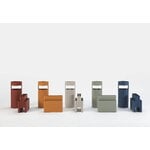 Kartell Magazine Rack, burgundy, view 2