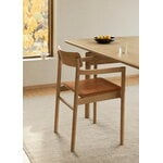 Fredericia Post chair, light oiled oak - cognac leather, decoration image