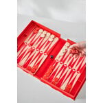Printworks Classic - Kunst des Backgammon, rot - cremefarben, dekorationsbild