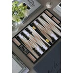 Printworks Lacquered Backgammon, Black, decoration image