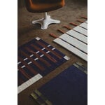 Woven Works Trace rug, dark blue, decoration image
