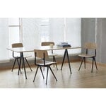 HAY Pyramid 02 table, 190 x 85 cm, black - lacquered solid oak, decoration image