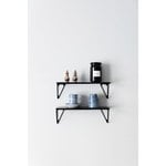 Maze Pythagoras XS shelf with brackets, black