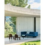 HAY Chisel Loungesessel, Mohawi 21 Schaffell - Nussbaum lackiert, dekorationsbild