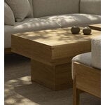 Karimoku Case N-CT02 coffee table, 60 x 70 cm, lacquered oak, decoration image