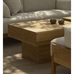 Karimoku Case N-CT02 coffee table, 60 x 70 cm, lacquered oak, decoration image