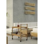Karimoku Case N-T01 trolley, lacquered oak, decoration image
