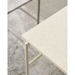 HAY Rebar side table, 75 x 44 cm, alabaster - beige marble