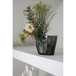 Orrefors Reed vas, 175 mm, clear smokey green