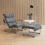 Yrjö Kukkapuro Remmi lounge chair, chrome - Artek Zebra