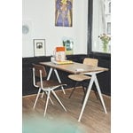 HAY Pyramid table 01, beige - lacquered oak