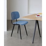 HAY Revolt chair, black - azure blue