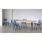 HAY Revolt chair, black - azure blue