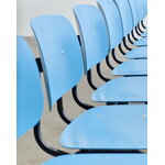 HAY Revolt chair, black - azure blue 3.0, decoration image