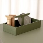 Ro Collection Toolbox container, low, green oak, decoration image