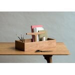 Ro Collection Toolbox container, low, oiled oak, decoration image