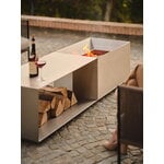 Röshults Brazier outdoor fire pit, stainless steel