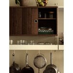 String Furniture Mobiletto String 78 x 20 cm, noce, vista 3