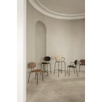 Sibast Piet Hein counter stool 65 cm, black - oiled walnut