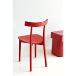 Nine Skinny side chair, red stained ash, decoration image