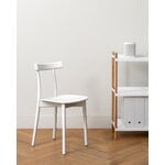 Nine Sedia Skinny, frassino tinto bianco, immagine decorativa