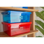 Room Copenhagen Lego Sort & Store box, medium, sininen, decoration image