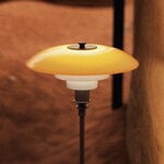 Louis Poulsen PH 3/2 table lamp, Centenary Edition, aged brass - amber - opal white, decoration image