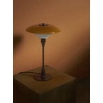 Louis Poulsen PH 3/2 table lamp, Centenary Edition, aged brass - amber - opal white, decoration image