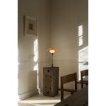 Louis Poulsen PH 3/2 table lamp, Centenary Edition, aged brass - amber - opal white, decoration image