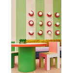 Swedish Ninja Candy Little Circle 180 S wall lamp, hardwired, strawberry red, decoration image