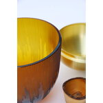 Utopia & Utility Ray stacking vessel, 55 x 30 cm, amber - brass, decoration image