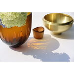 Utopia & Utility Ray stacking vessel, 55 x 30 cm, amber - brass