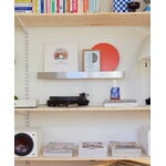 Paper Collective Gallery Shelf, 115 cm, oak - brushed steel, decoration image